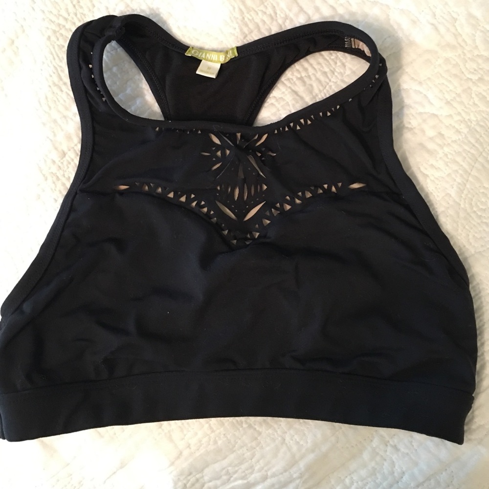 Gianni Bini Laser Cut Sports Bra