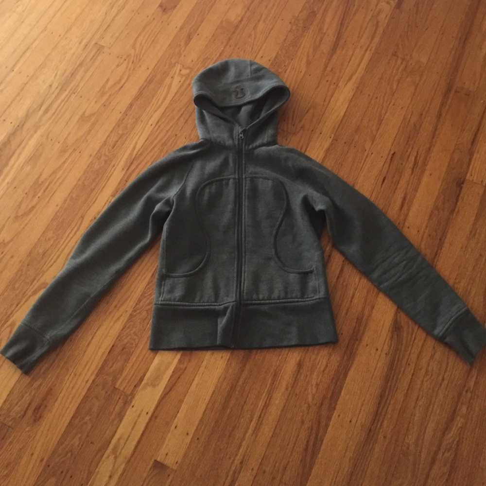 Dark Grey Scuba Hoodie
