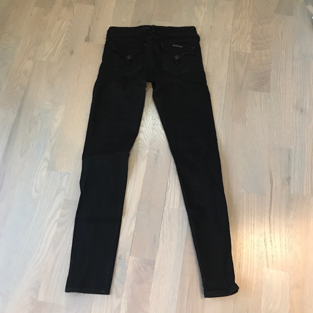 Hudson black skinny jeans