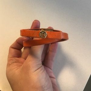 Tory Butch wrap leather bracelet