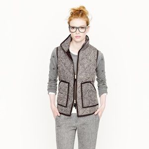 J. Crew Herringbone Vest