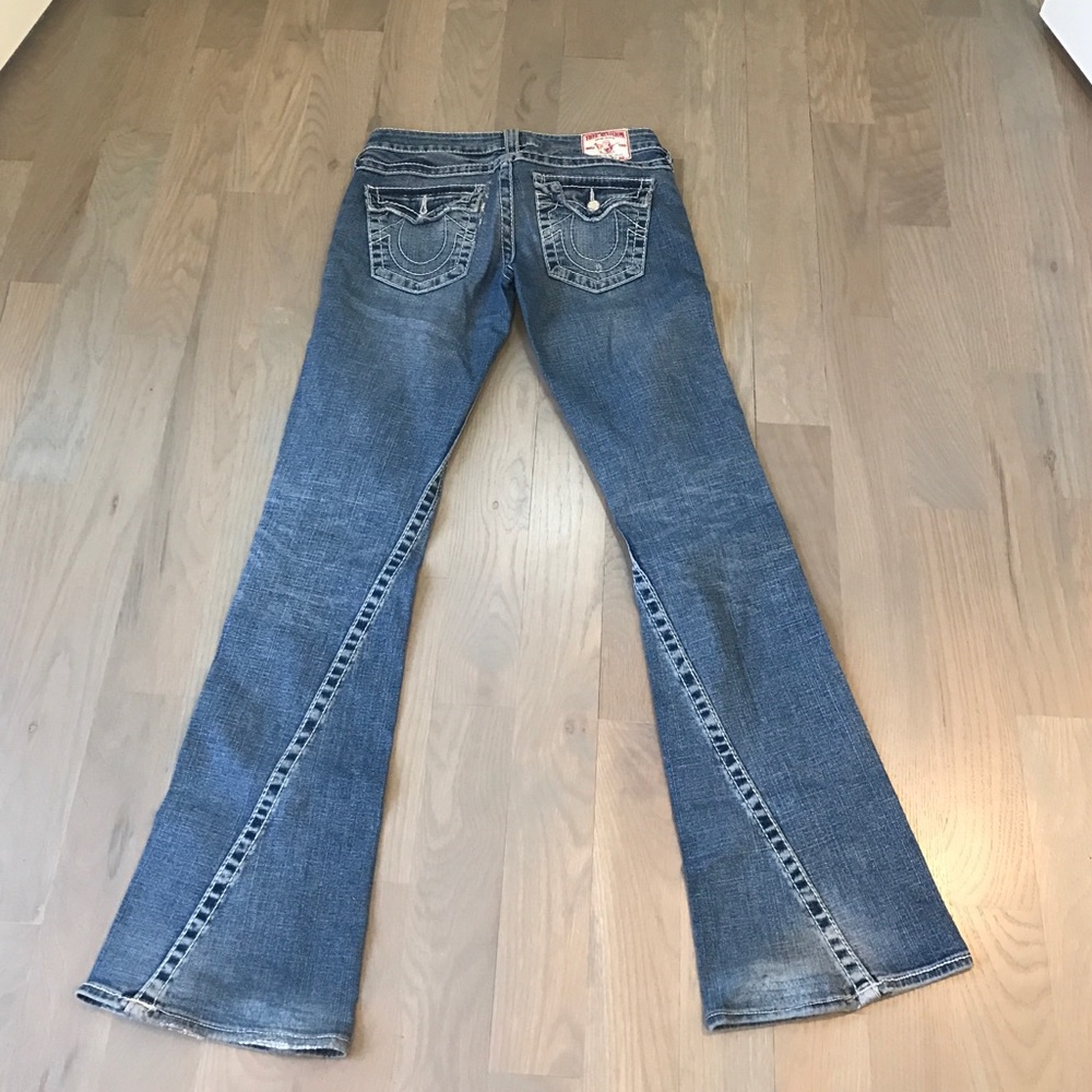 True Religion crystal detail denim