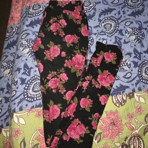 Pink Rose Tights