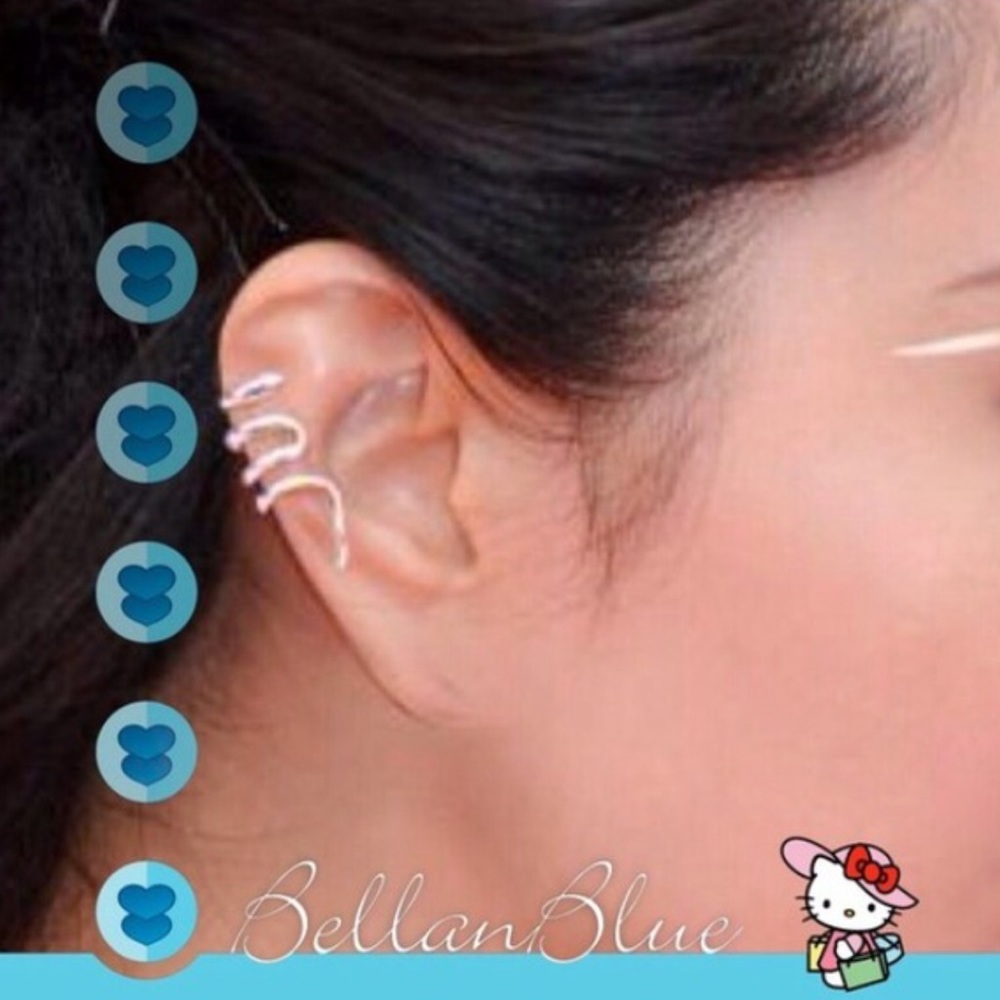 🆕The SNAKE ear cuff - SILVER TONE