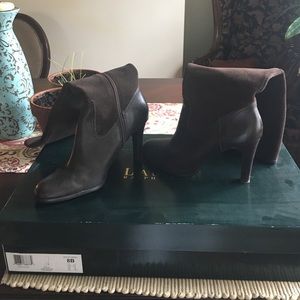 Bryce Dark Brown Suede/Calf Boot