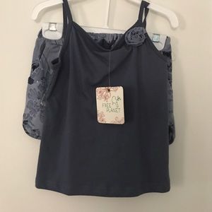 Girls tank and short set
