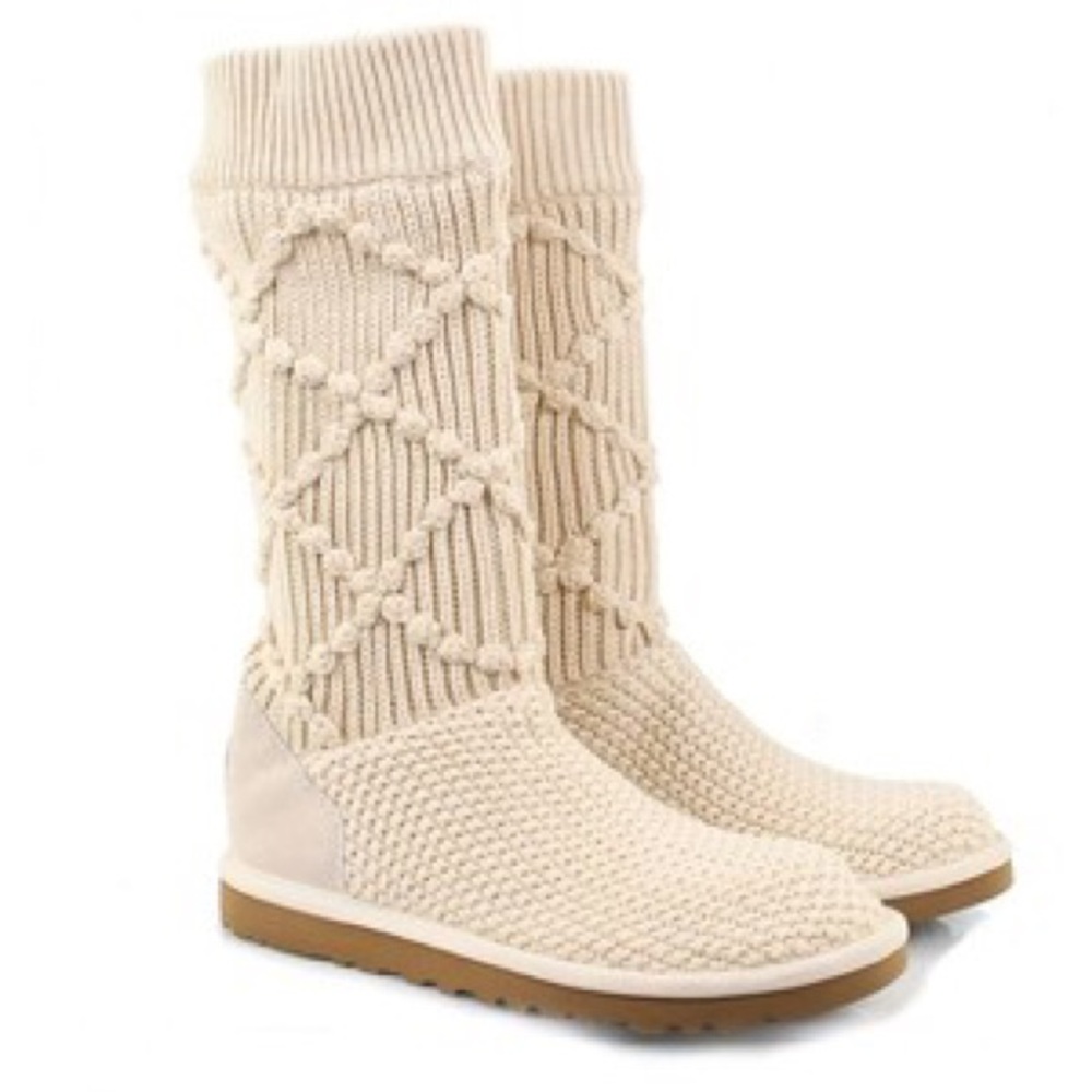 UGG Argyle Knit boots