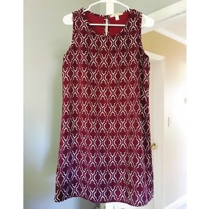 Red/White Shift Dress