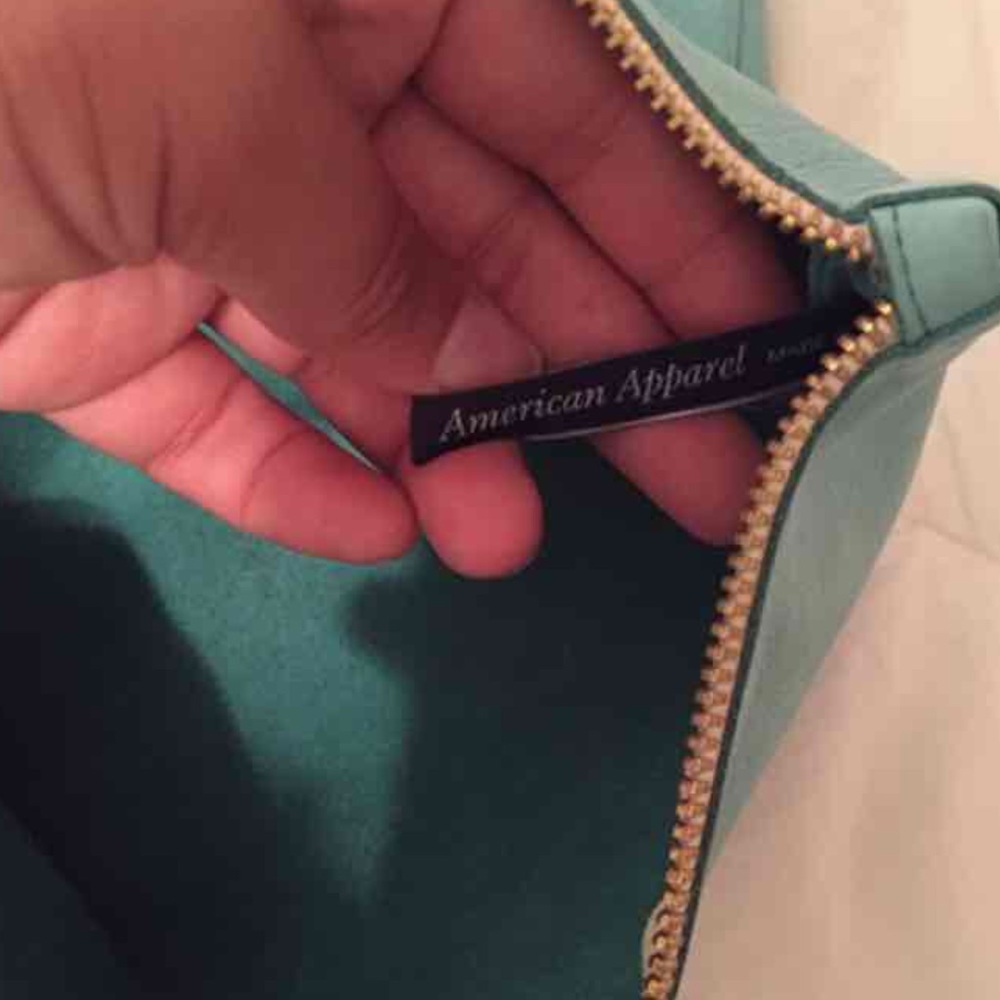 AMERICAN APPAREL LEATHER CLUTCH