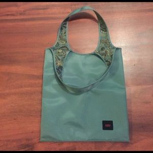 HOBO robin's egg blue fold-up bag