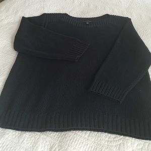 Crew neck ¾ sleeve Navy Blue sweater