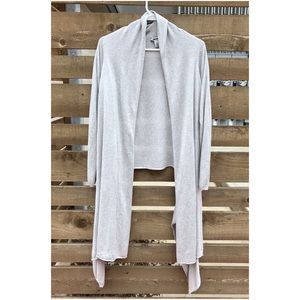 DKNY Light Grey Melange Cardigan Size P/S