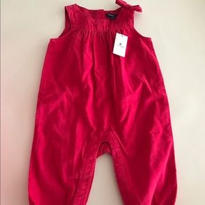BabyGap Corduroy Fuchsia Long Romper