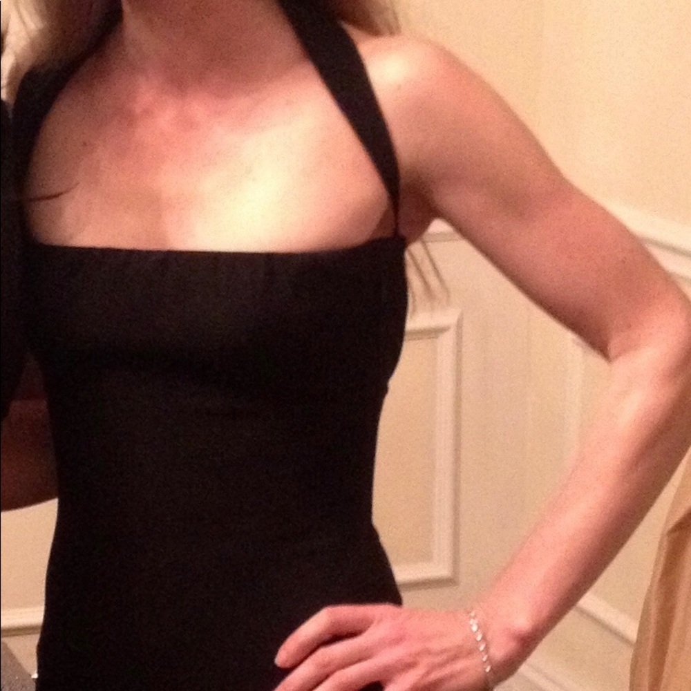 Tahari 2P Black Evening / Prom Dress. Stunning!