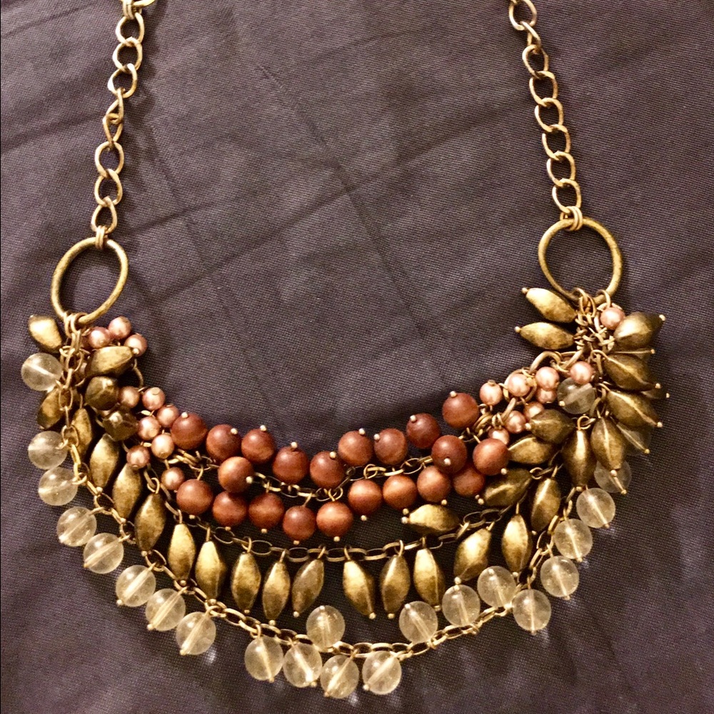 Statement layered necklace