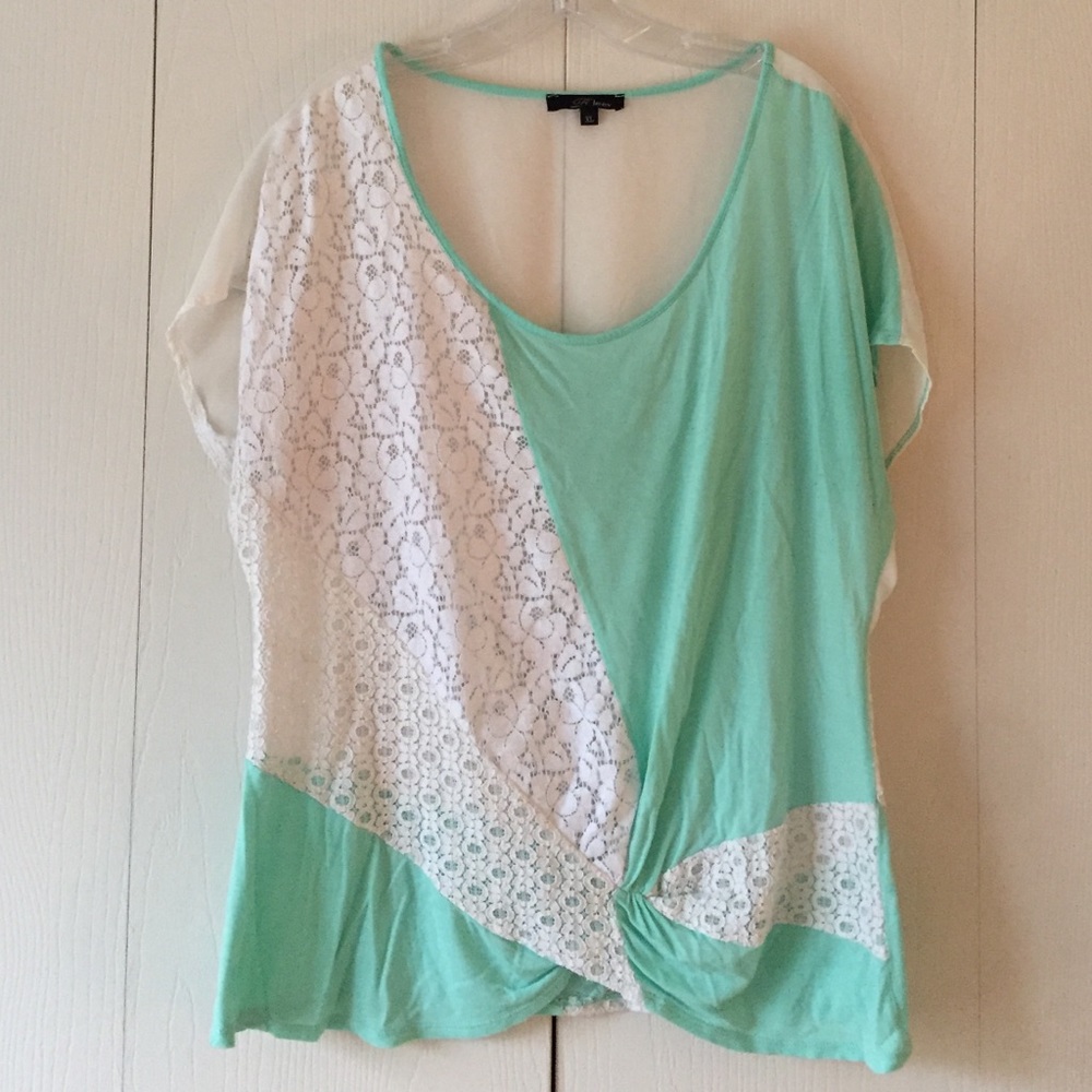Short sleeve mint shirt