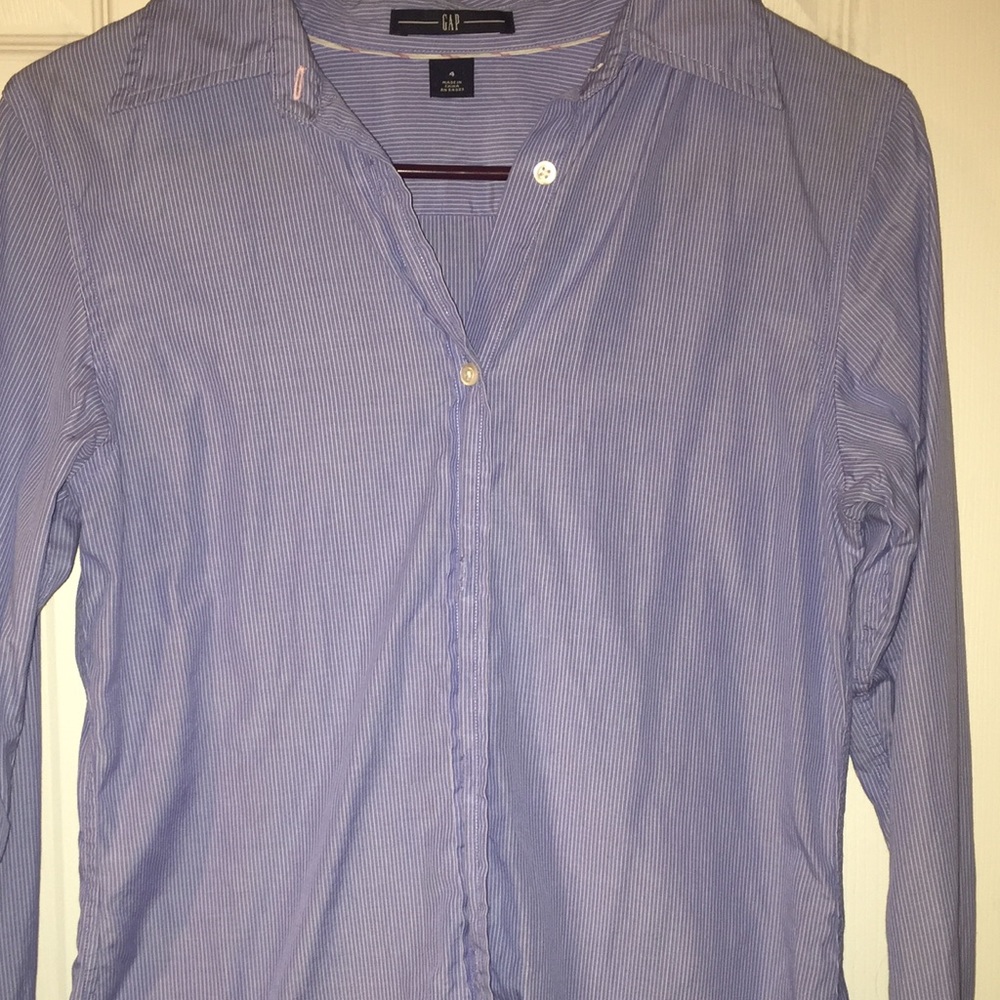 Button up, long sleeve shirt