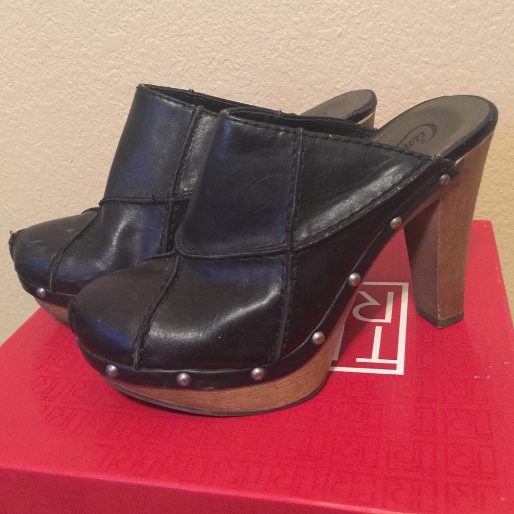 Black Candies Platform Mules