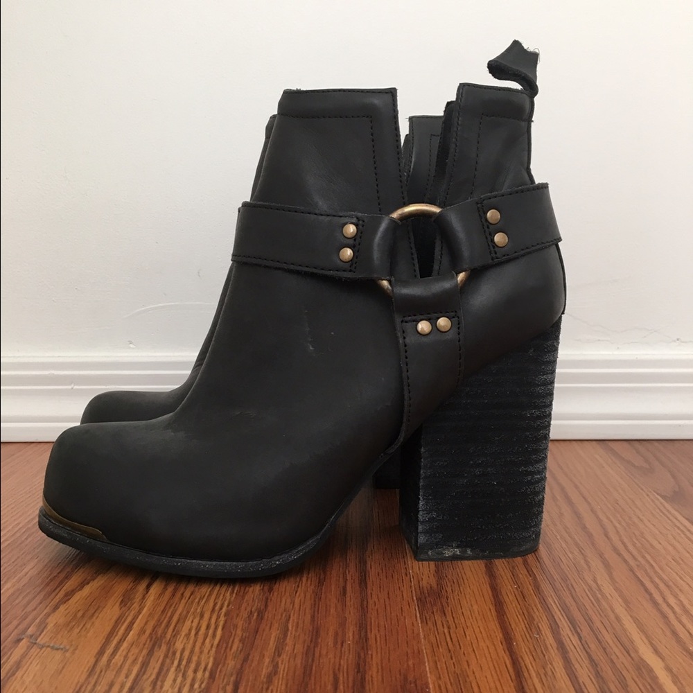 Jeffery Campbell - OShea-Hrmt - Black Washed