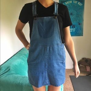 Urban outfitters denim overall dress