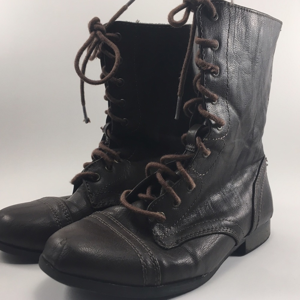 GIRLS LACE UP BOOTS