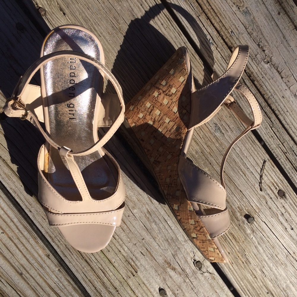 Madden Girl Cork Wedges