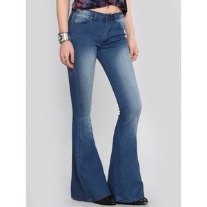 Blue Jean Bell Bottom Jeans