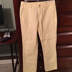 Yellow Bonobos Chinos, slim-straight fit