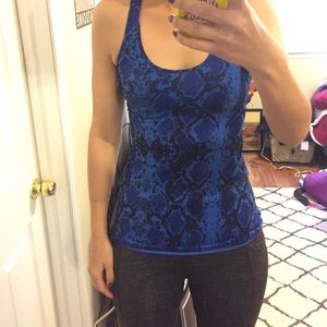Lululemon Snakeskin Print Top