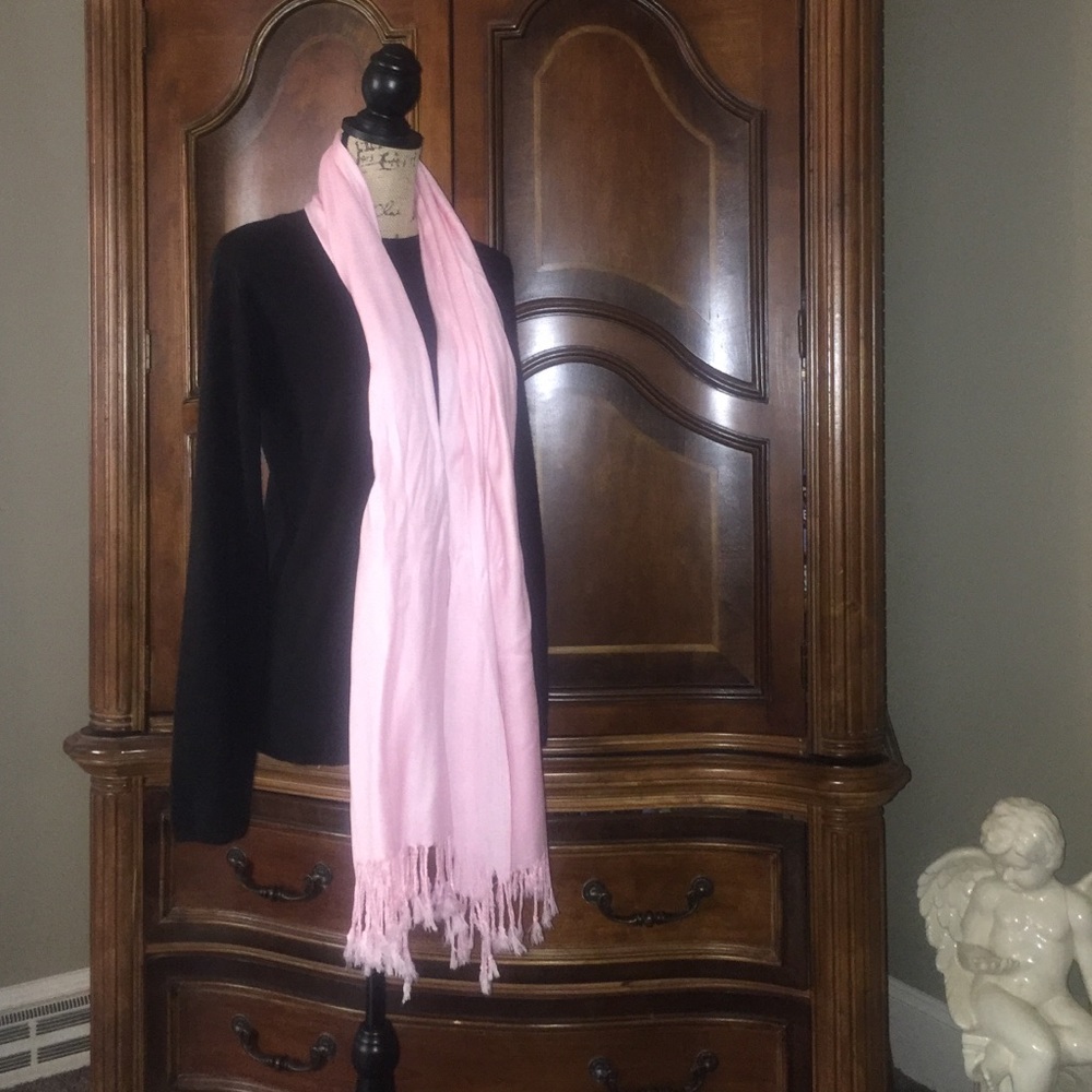 Pink scarf