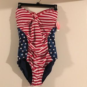Rue21 patriotic one piece bathing suit