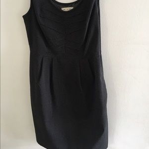 UO black white stitching mini dress