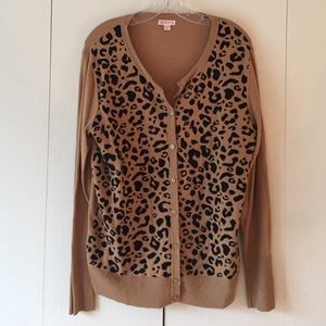Leopard cardigan