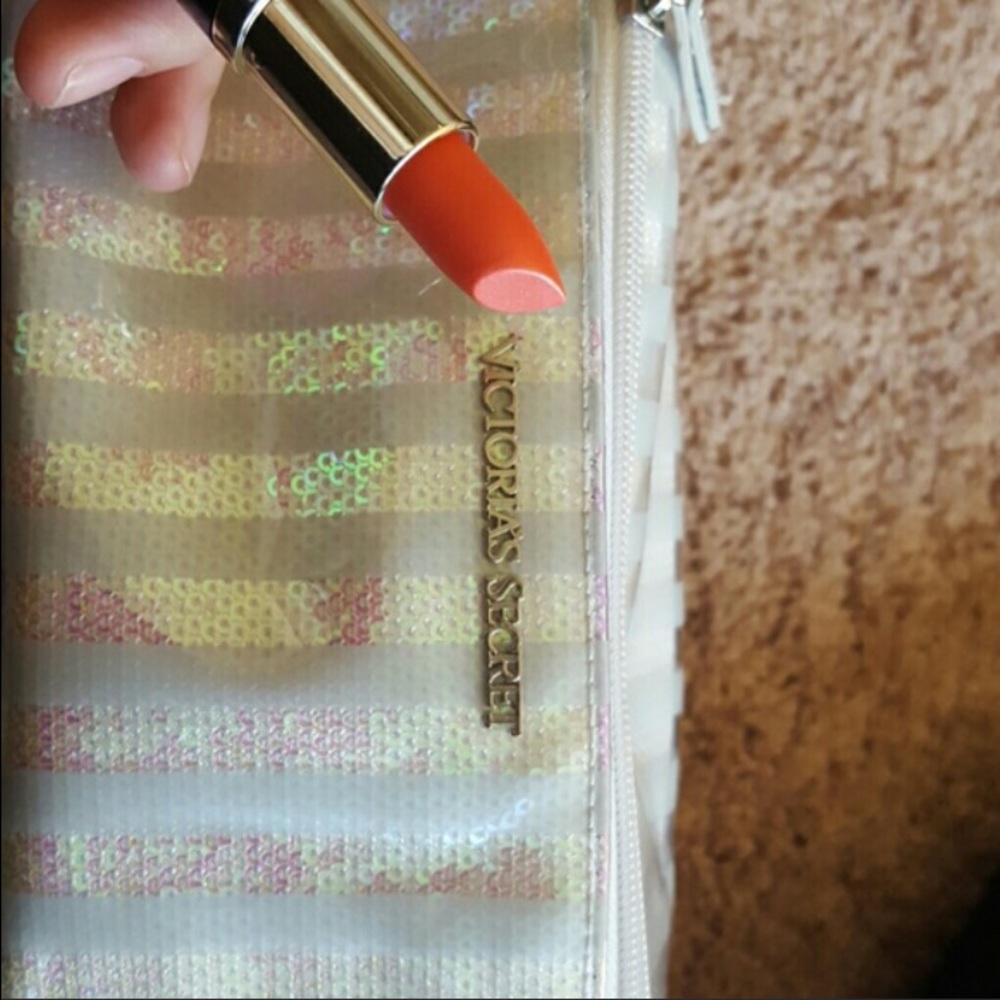 VS makeup bag! FREE lipstick!