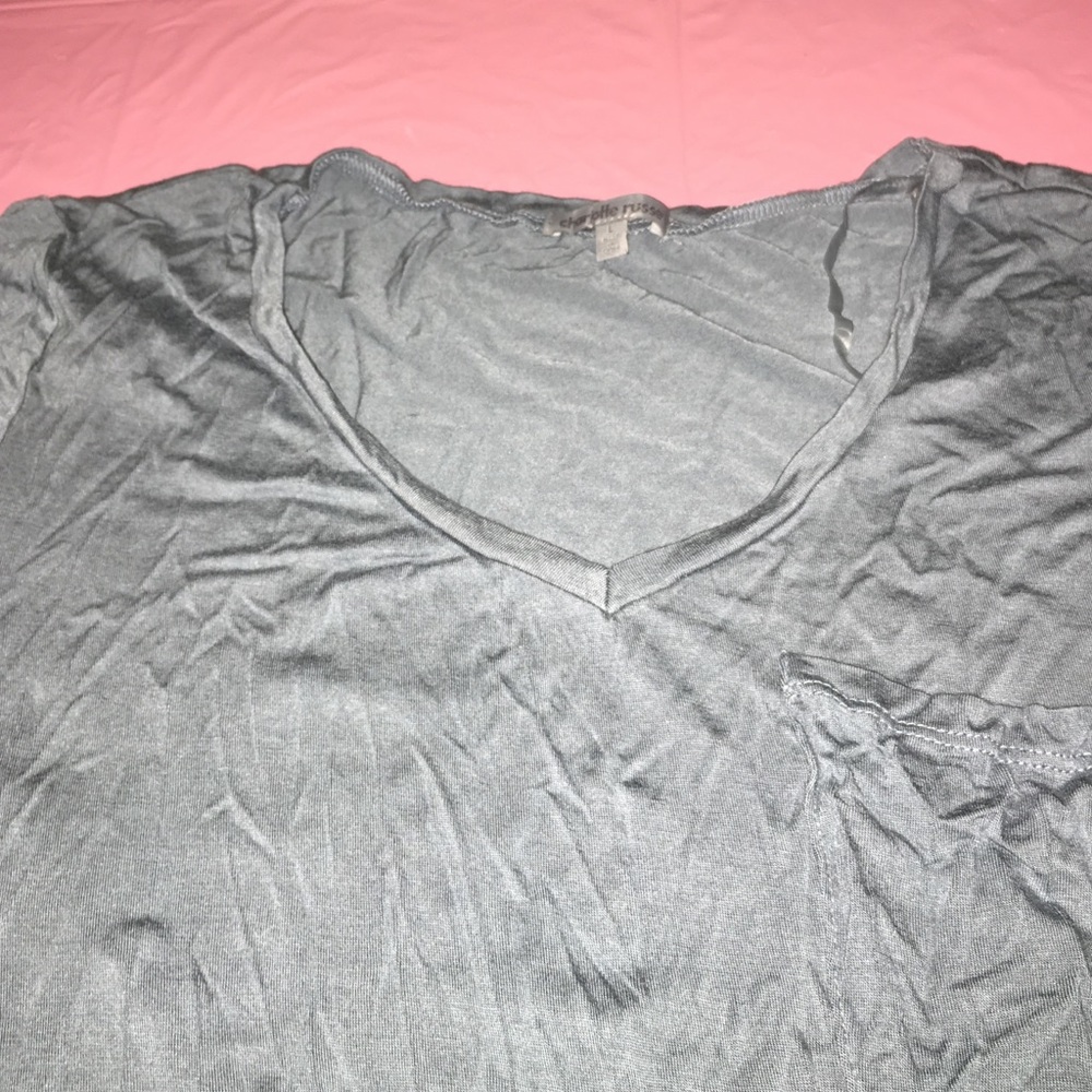 Light blue flowy shirt