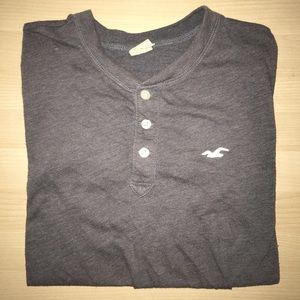 Hollister Vintage grey henley