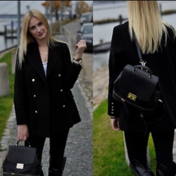 ZARA LEATHER BACKPACK BRAND NEW - Picture 3 of 7