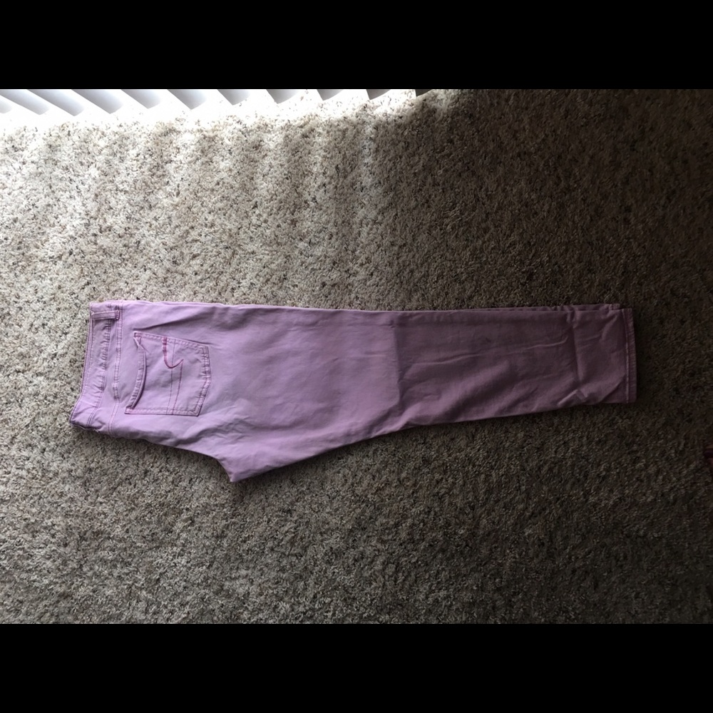 American Eagle Pink Skinny Jeans