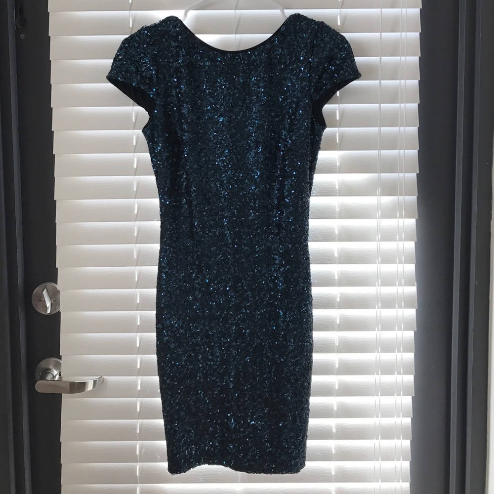 blue sequin dress // small - Picture 2 of 3