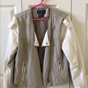 Beige pleather jacket from Nordstrom Size L