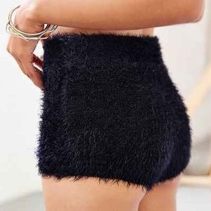 NEW WITH TAGS fuzzy booty shorts!