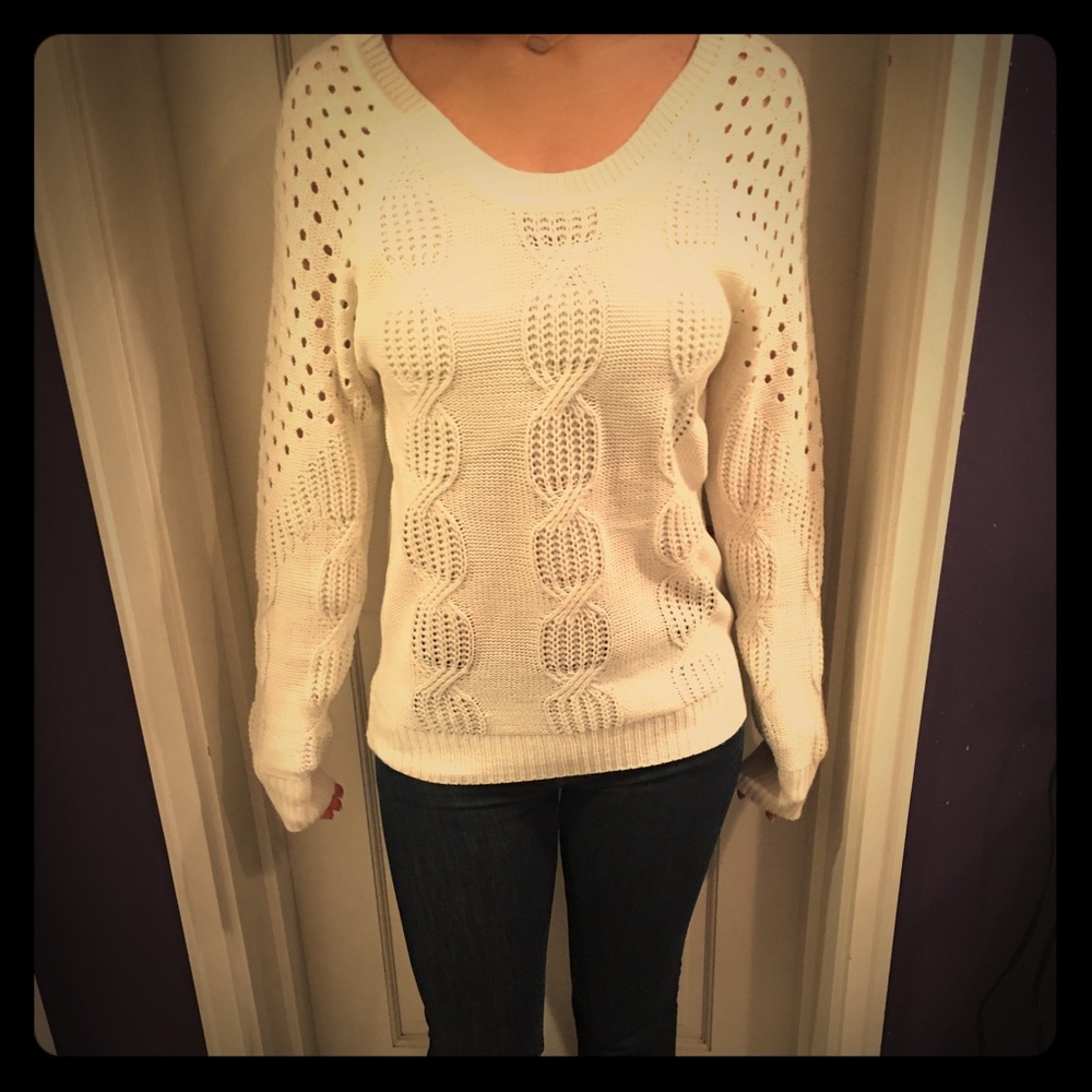 Sexy Open Back Sweater