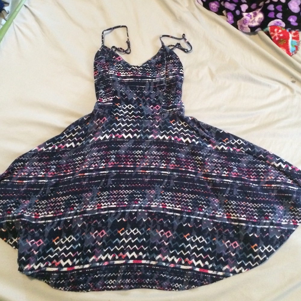 Blue Skater Dress