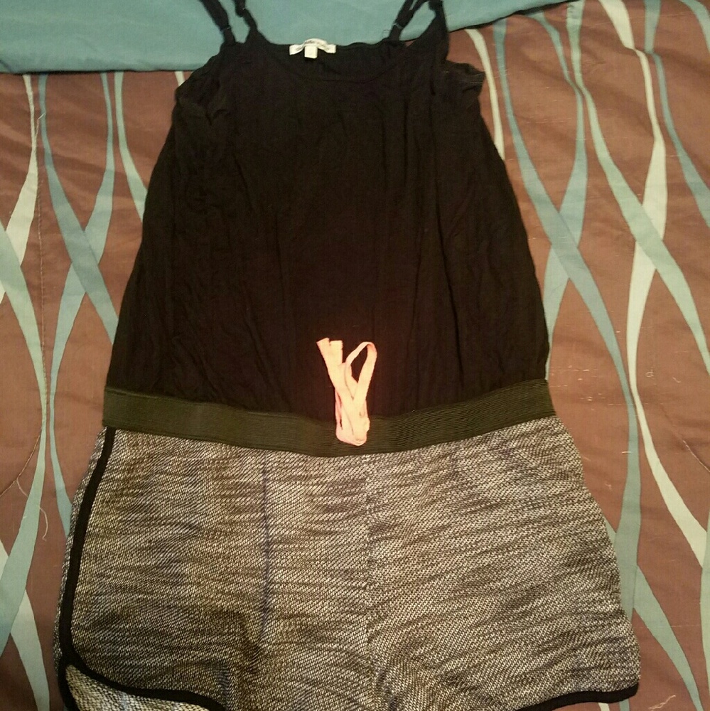 Spaghetti strap romper