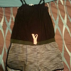 Spaghetti strap romper