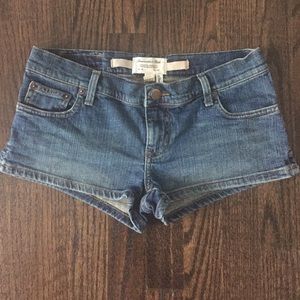Abercrombie and Fitch Stretch Denim Shorts Size 2