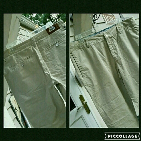 💣SOLD💥🌈 Acne Boyish Straight SLOUCHY Khaki pants - Picture 2 of 5