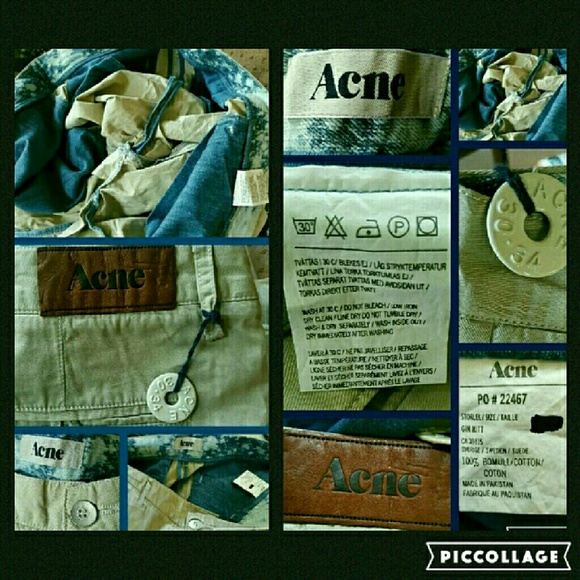 💣SOLD💥🌈 Acne Boyish Straight SLOUCHY Khaki pants - Picture 4 of 5