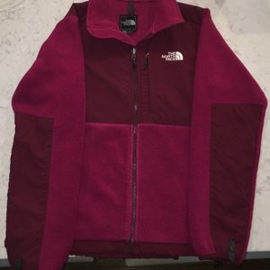 The North Face fuchsia women's zip up jacket!