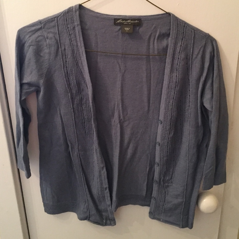 Blue Eddie Bauer Cardigan